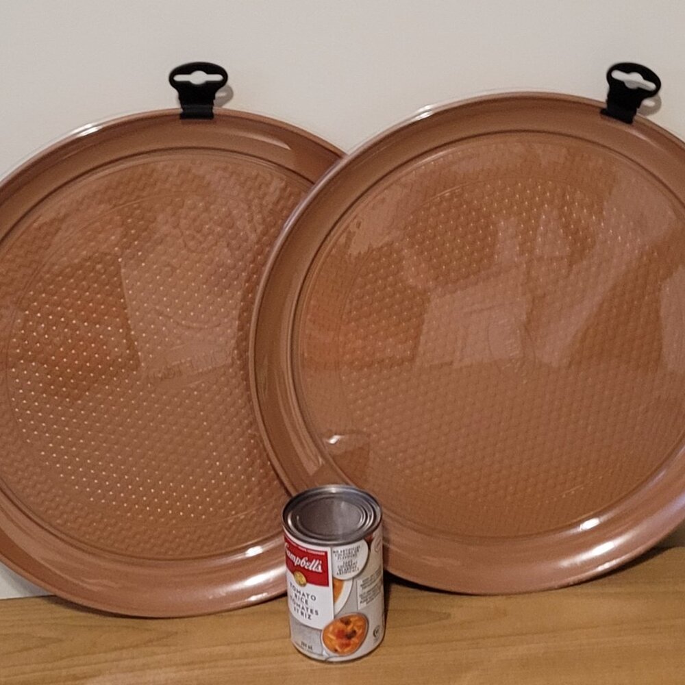 Set of 2 Gotham Steel 14” Perfect Pizza Pans